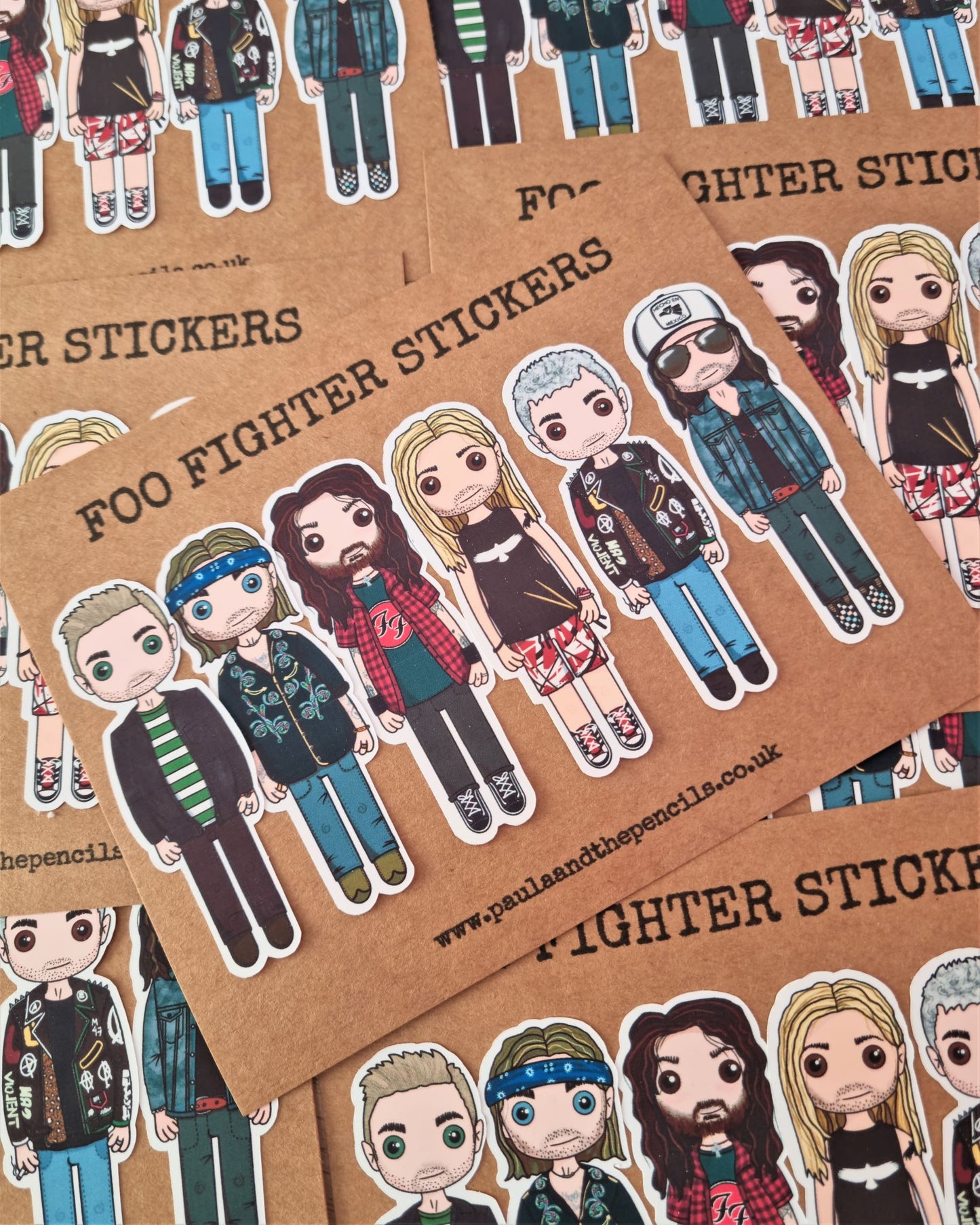 Foo Fighter Sticker Set