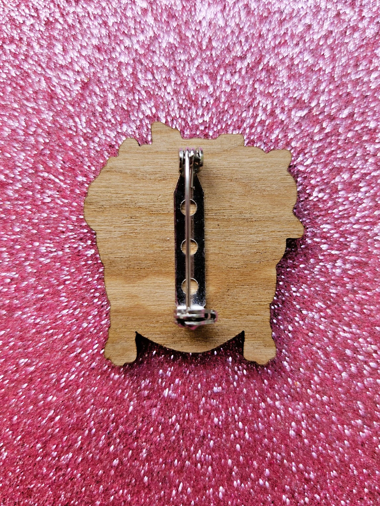 Frida Kahlo Wooden Badge