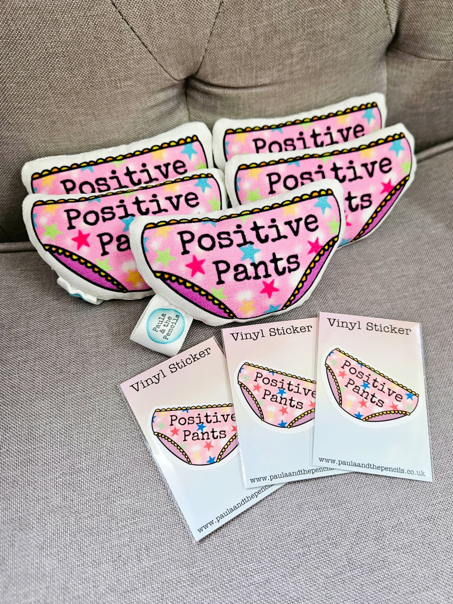 Small Positive Pants Cushion