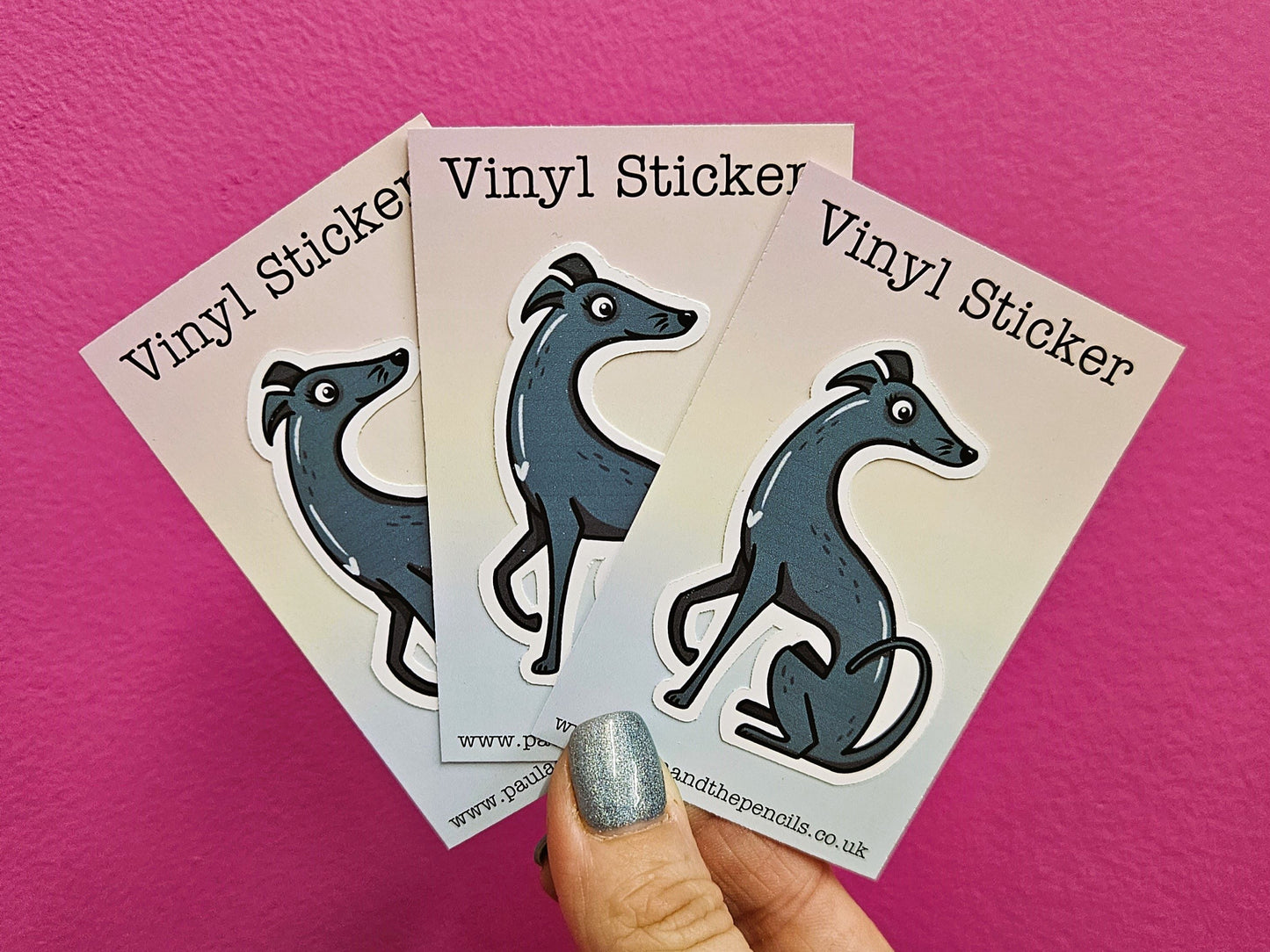 Little Whippet Sticker
