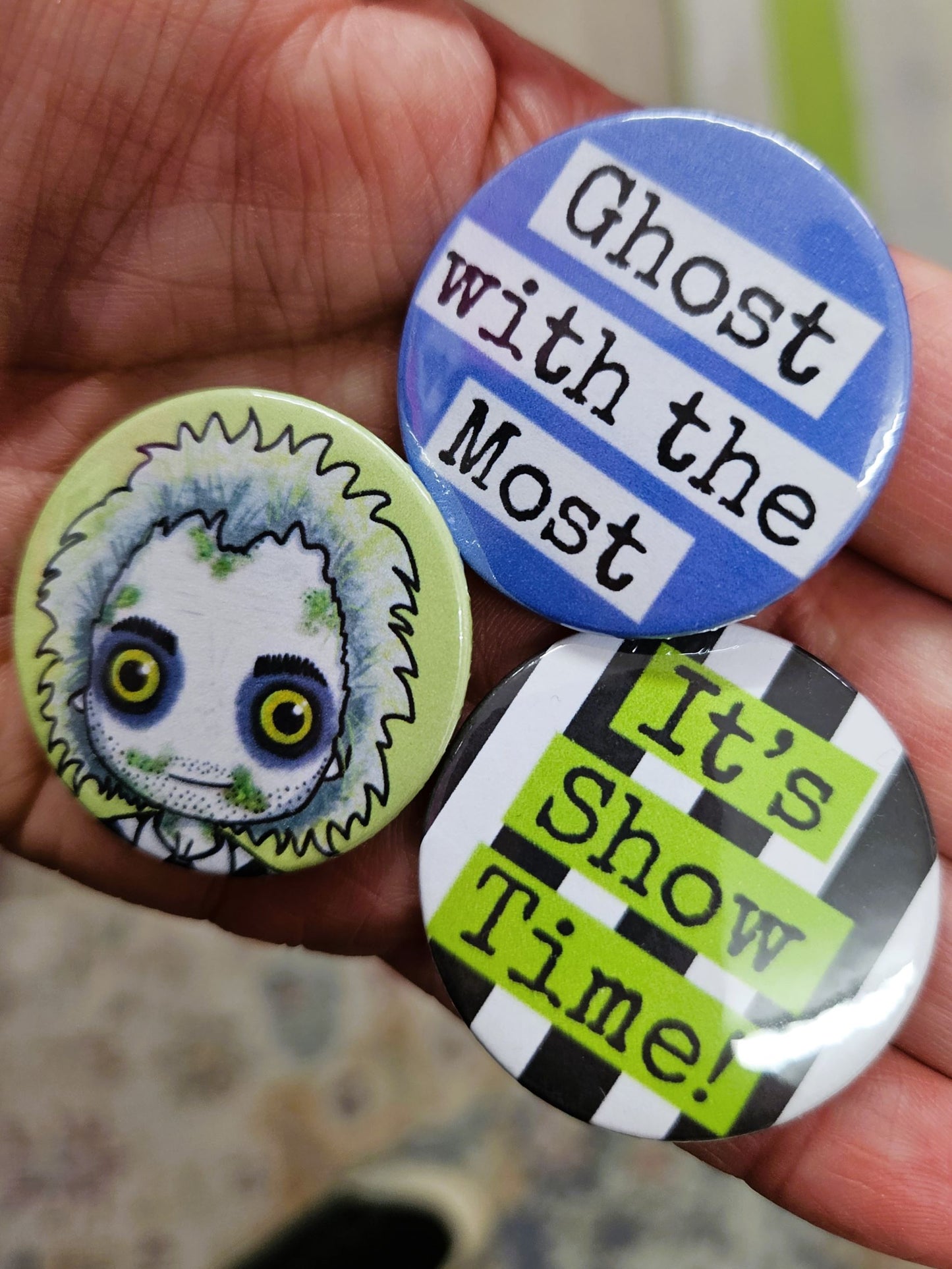 Beetlejuice Badge Pack