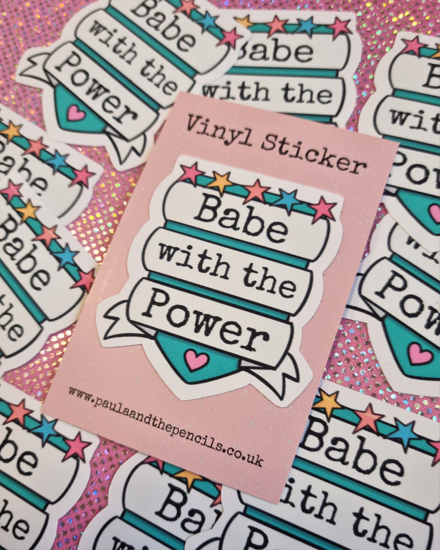 Babe With The Power Sticker
