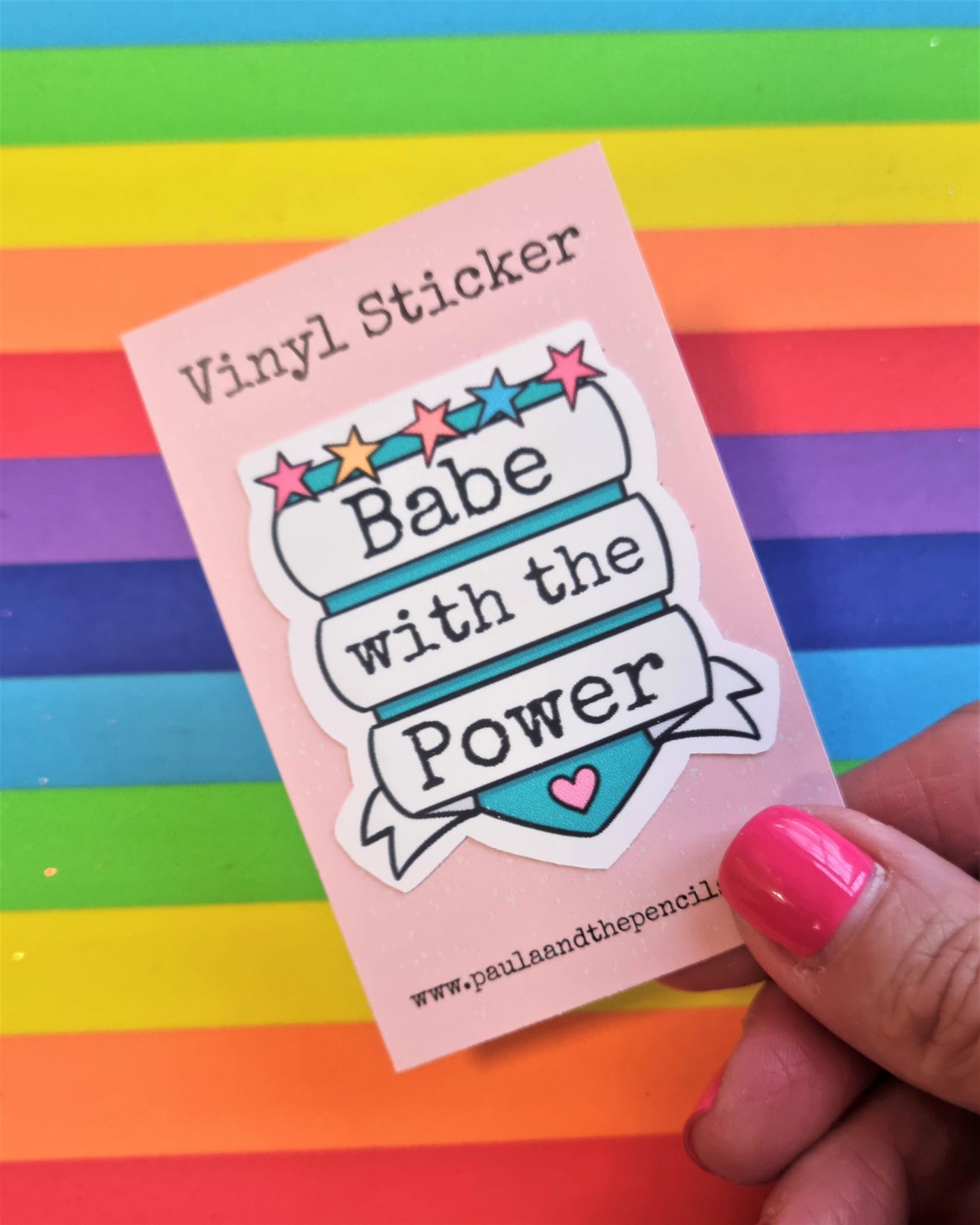 Babe With The Power Sticker