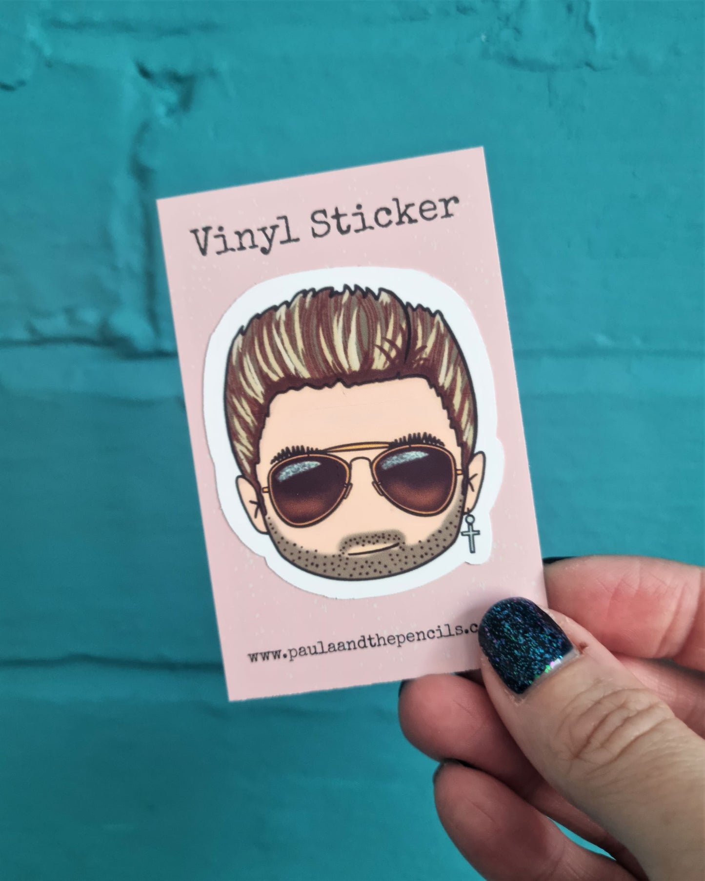 George Michael Face Sticker