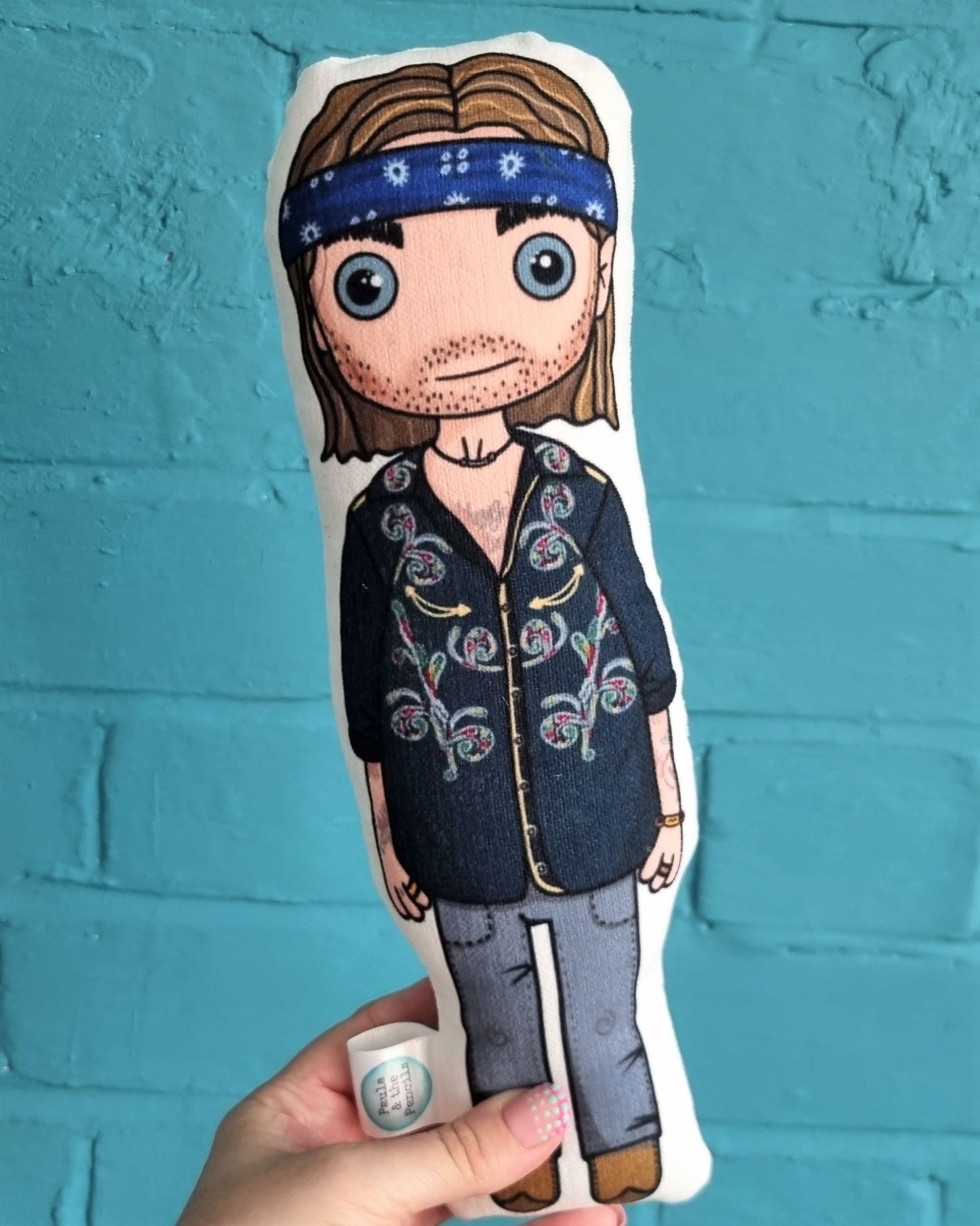 Foo Fighters Inspired Fabric Dolls
