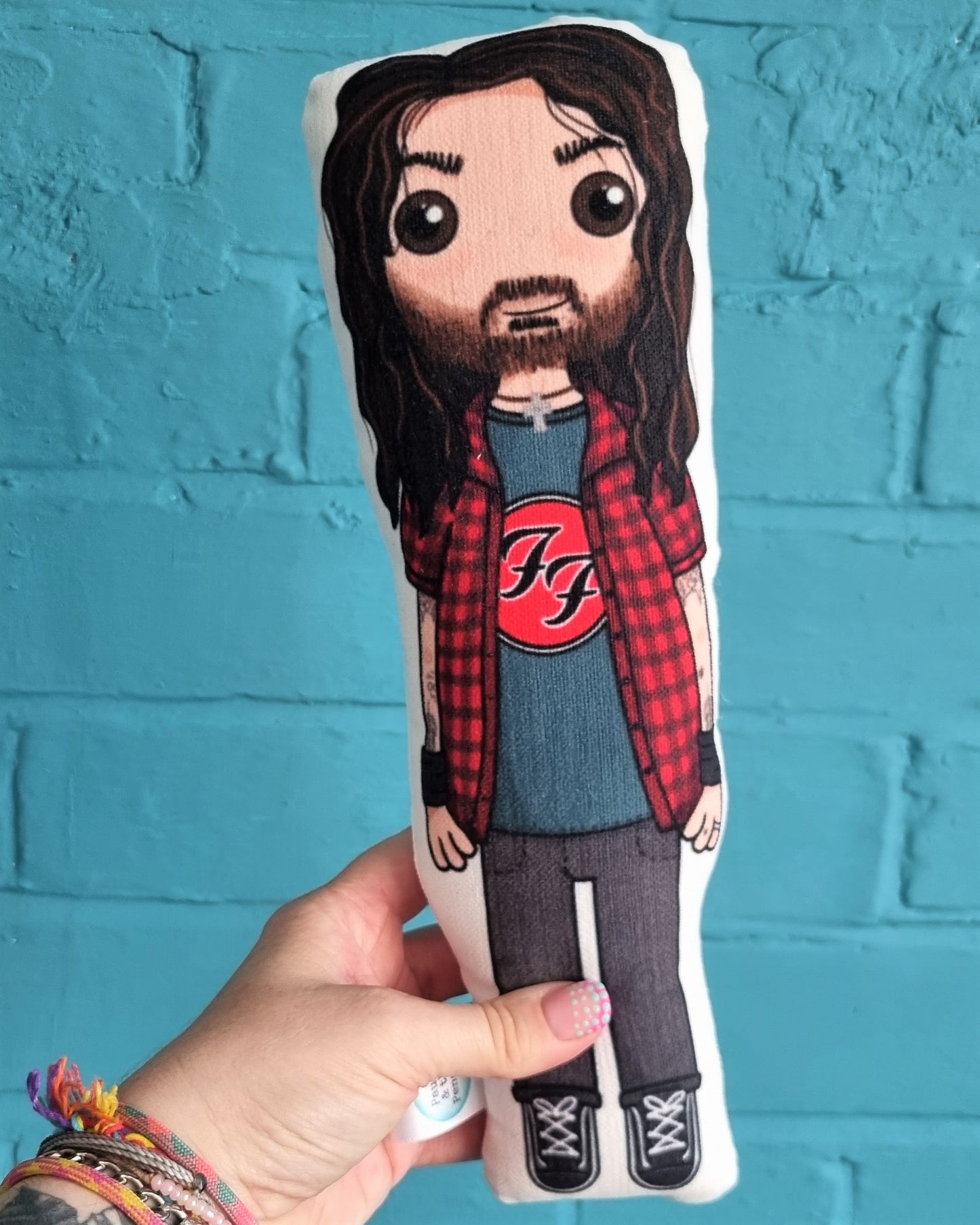 Foo Fighters Inspired Fabric Dolls