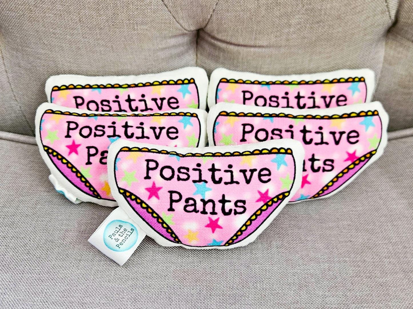 Small Positive Pants Cushion