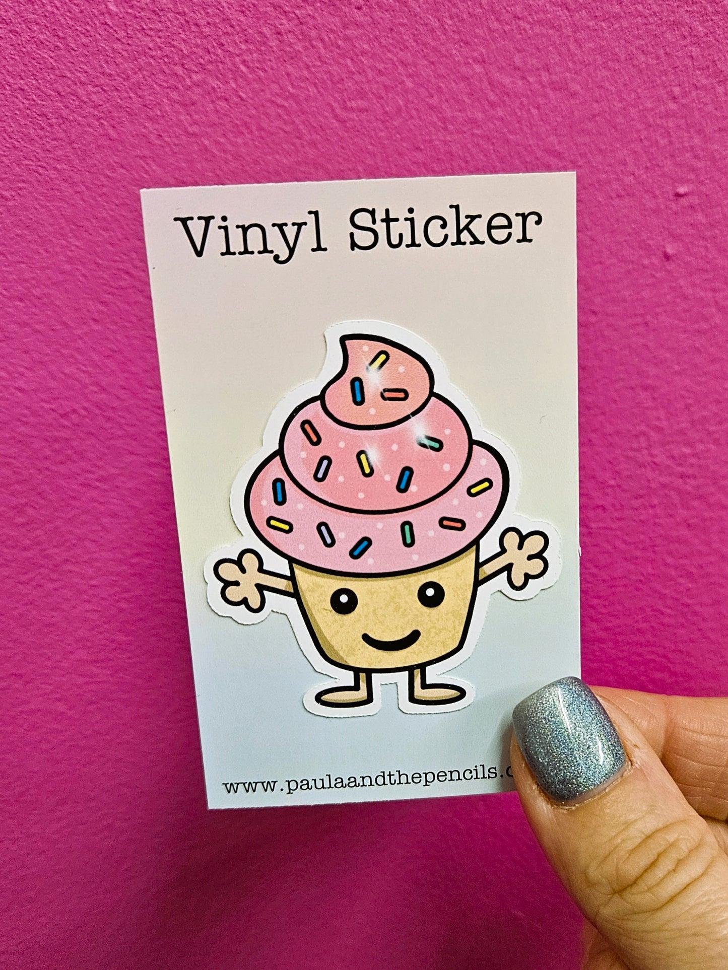 Cupcake Sticker