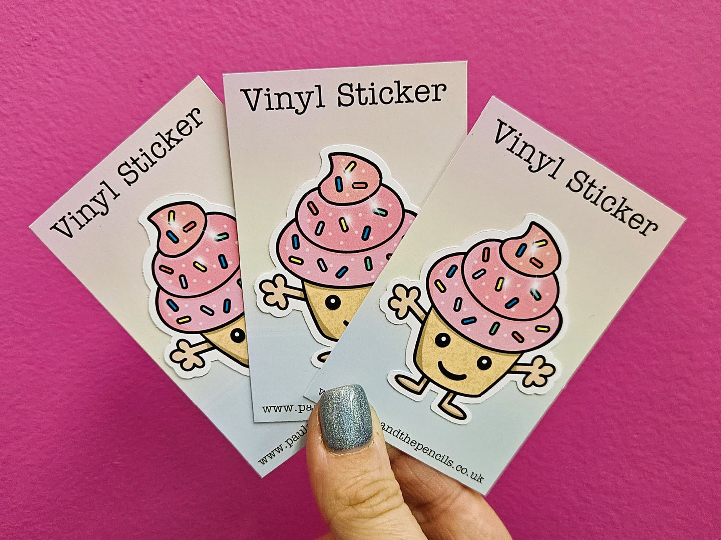 Cupcake Sticker