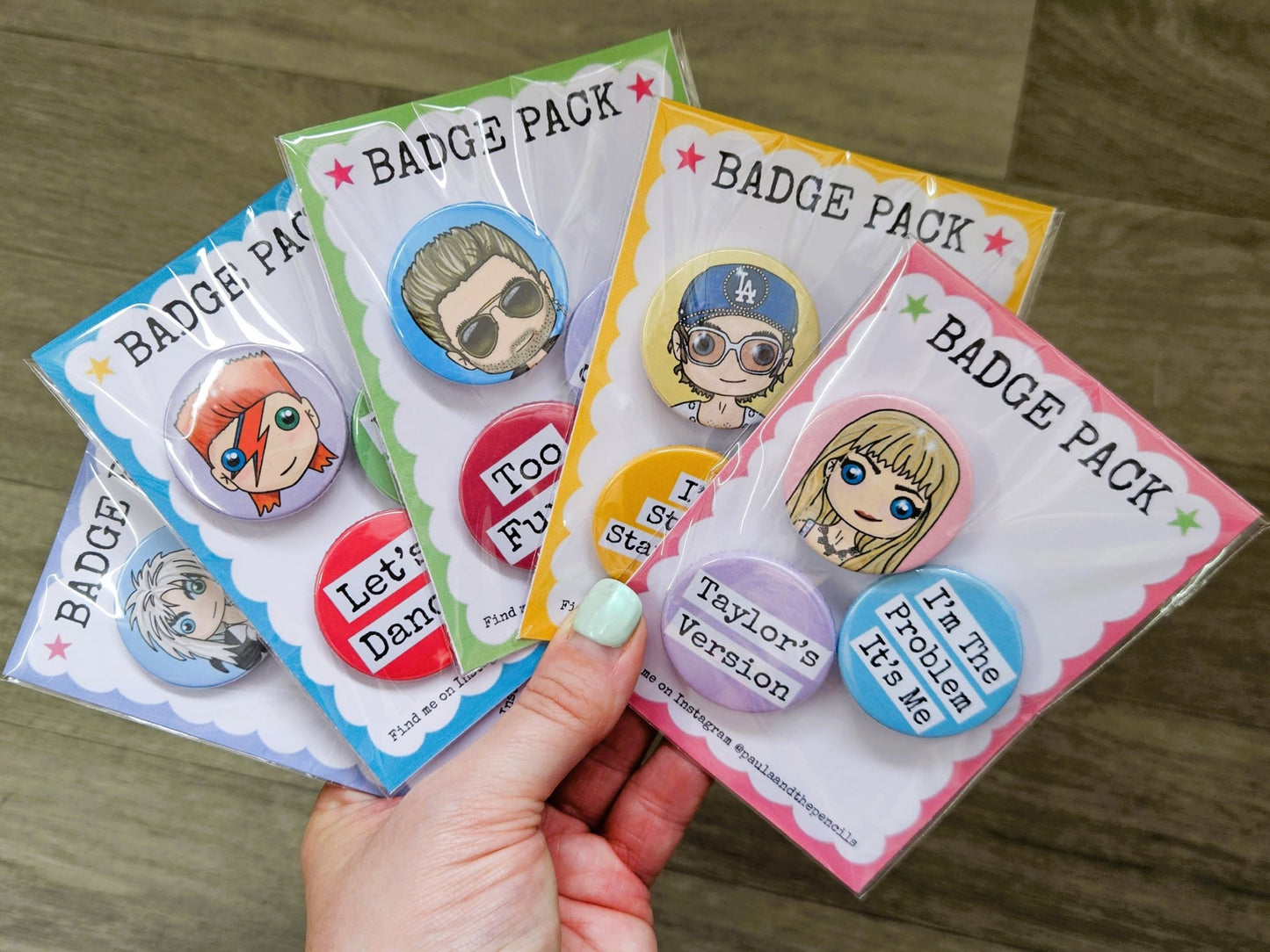 Taylor Swift Badge Pack