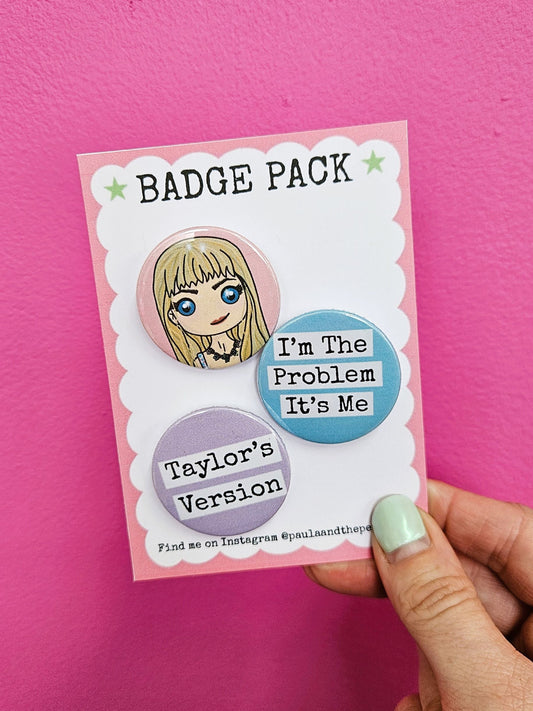 Taylor Swift Badge Pack