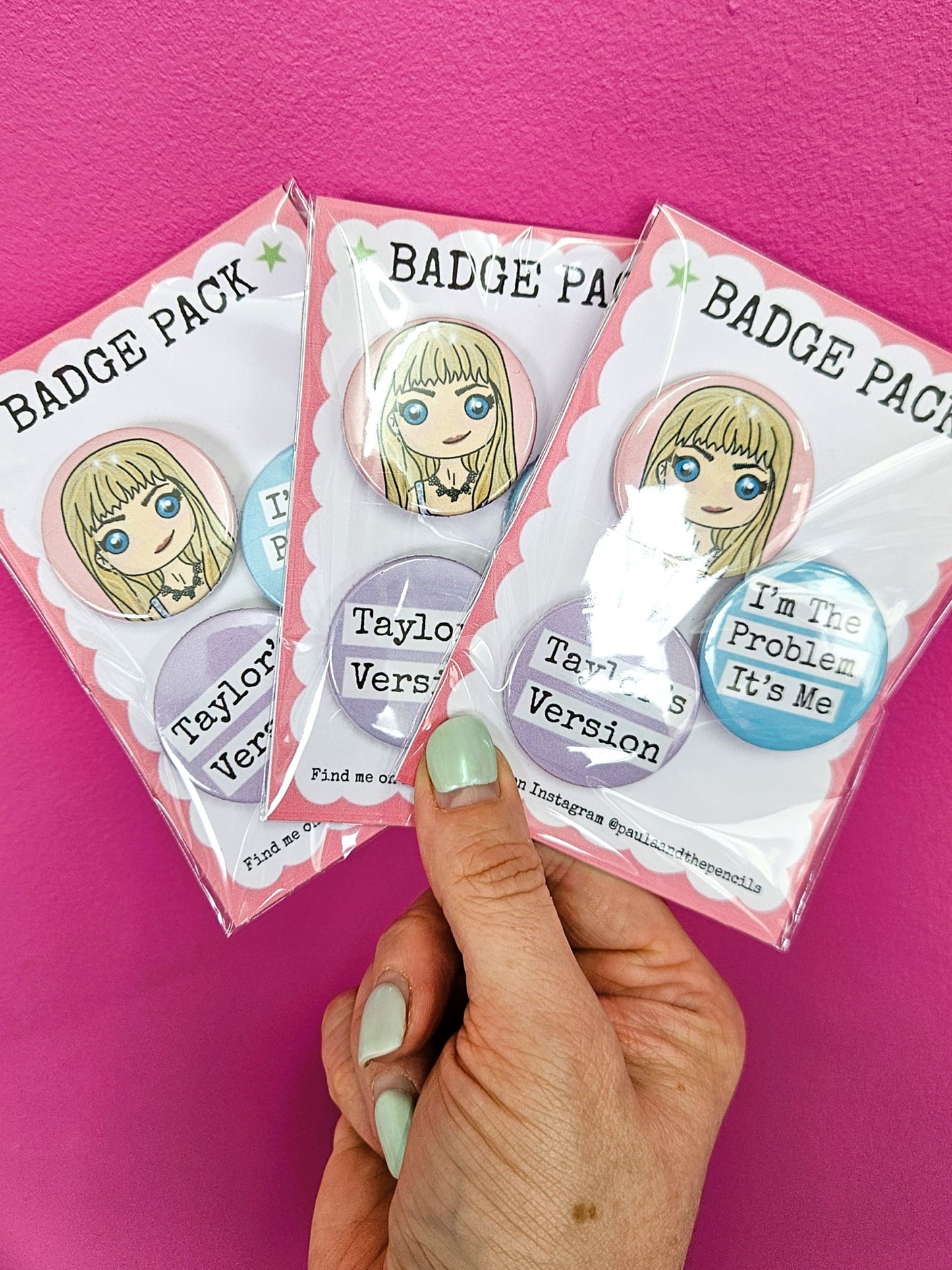 Taylor Swift Badge Pack