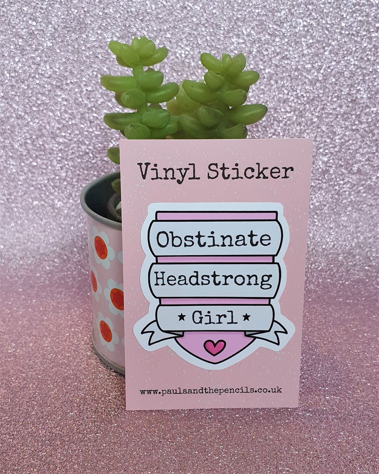 Obstinate Headstrong Girl Sticker