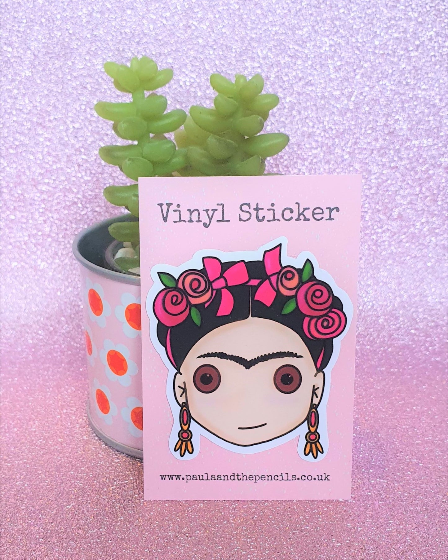 Frida Kahlo Face Sticker