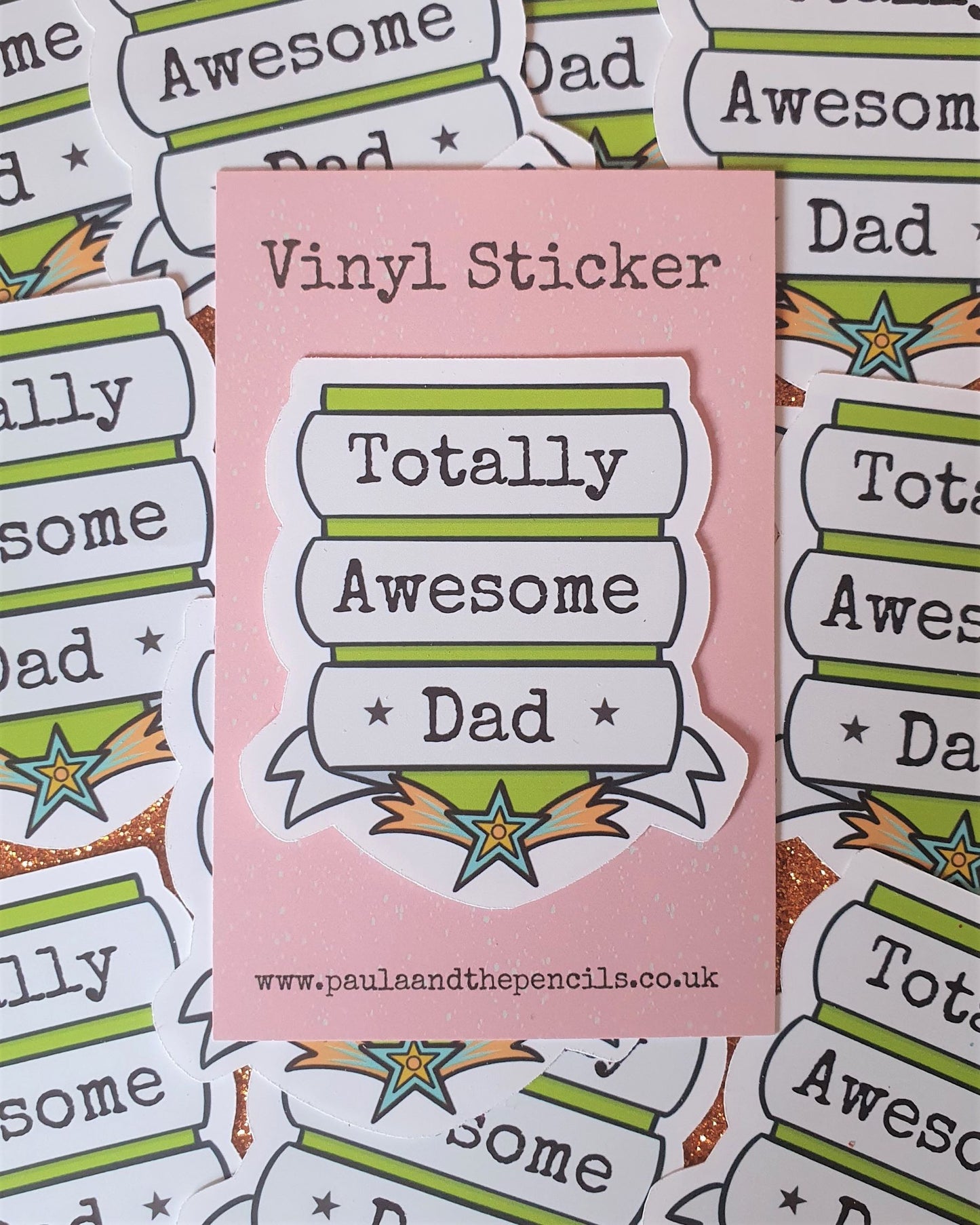 Awesome Dad Sticker