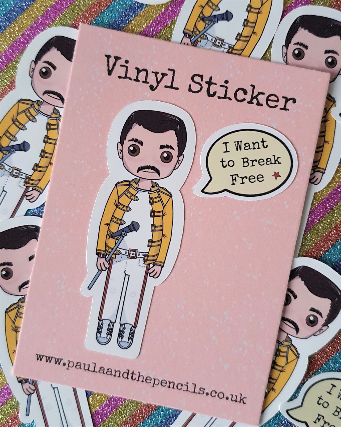 Freddie Mercury Sticker