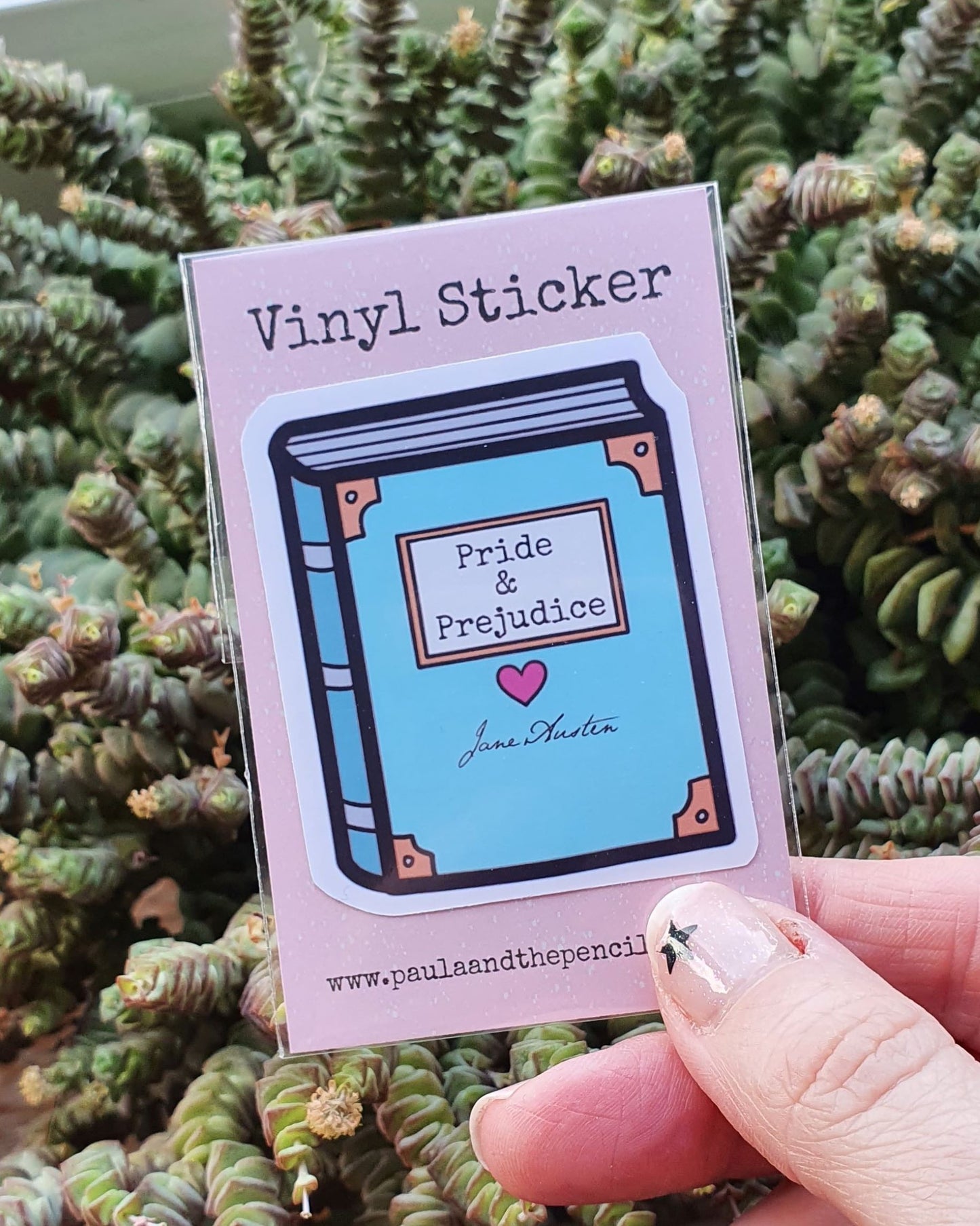 Jane Austen Book Stickers