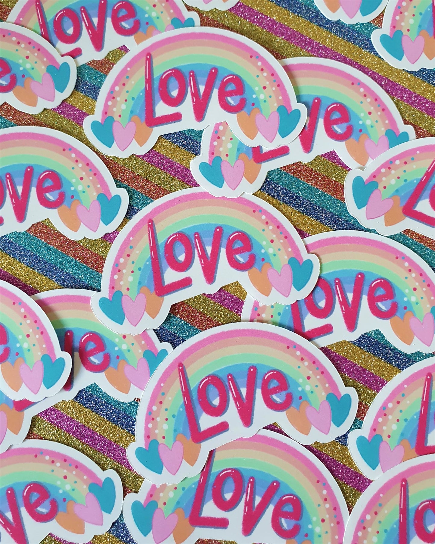 Rainbow Love Sticker