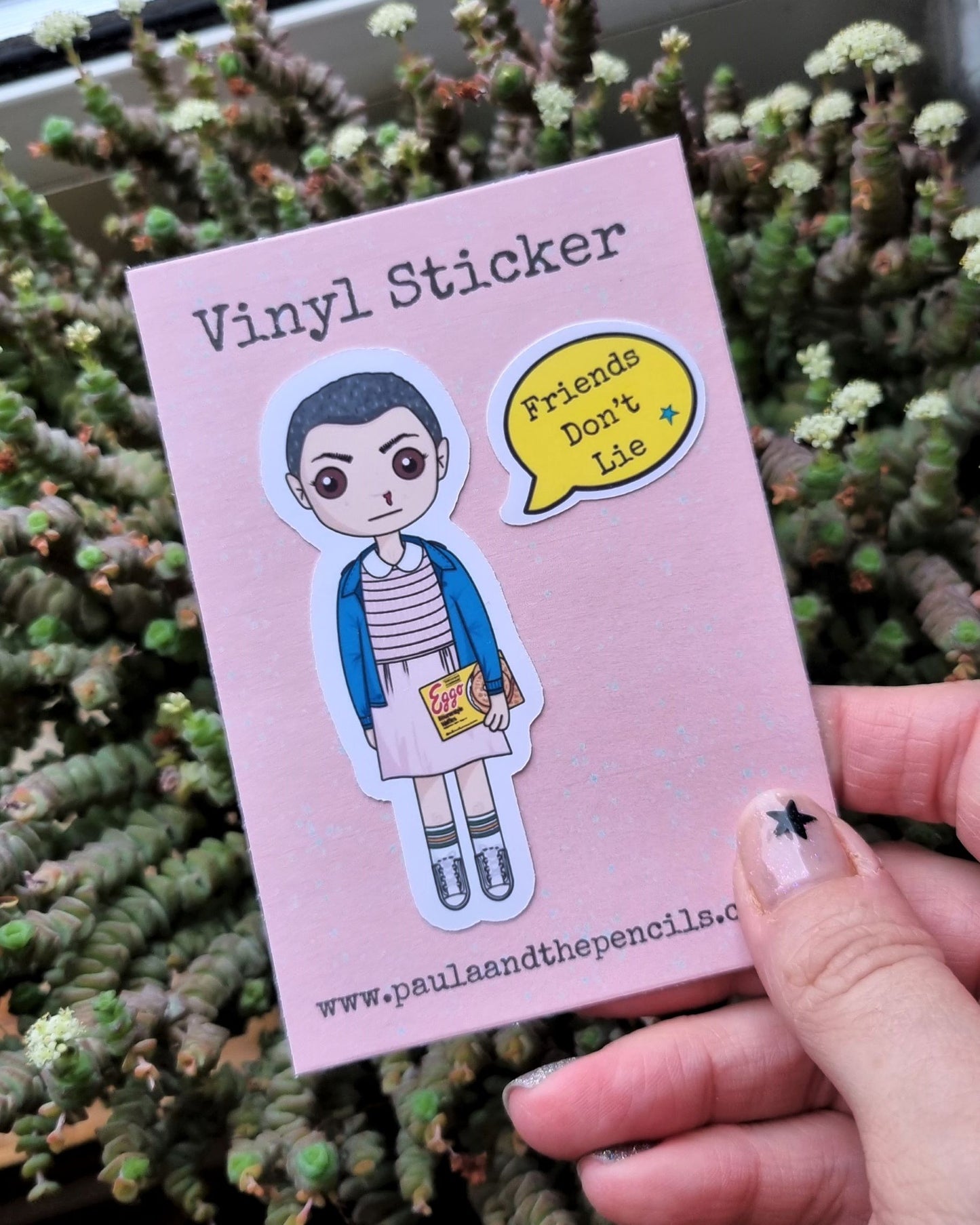 Eleven Stranger Things Sticker