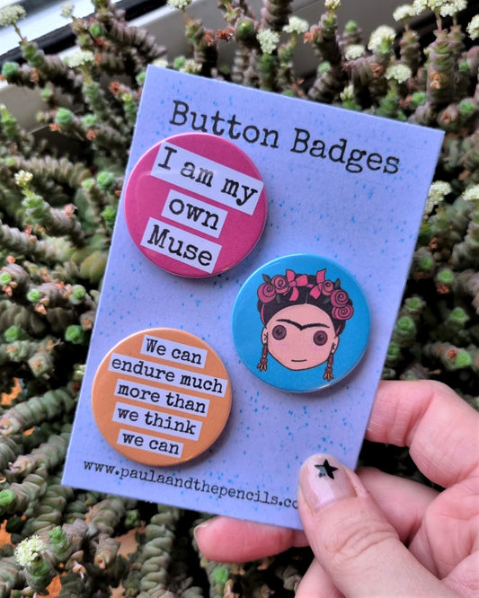 Frida Kahlo Badge Pack