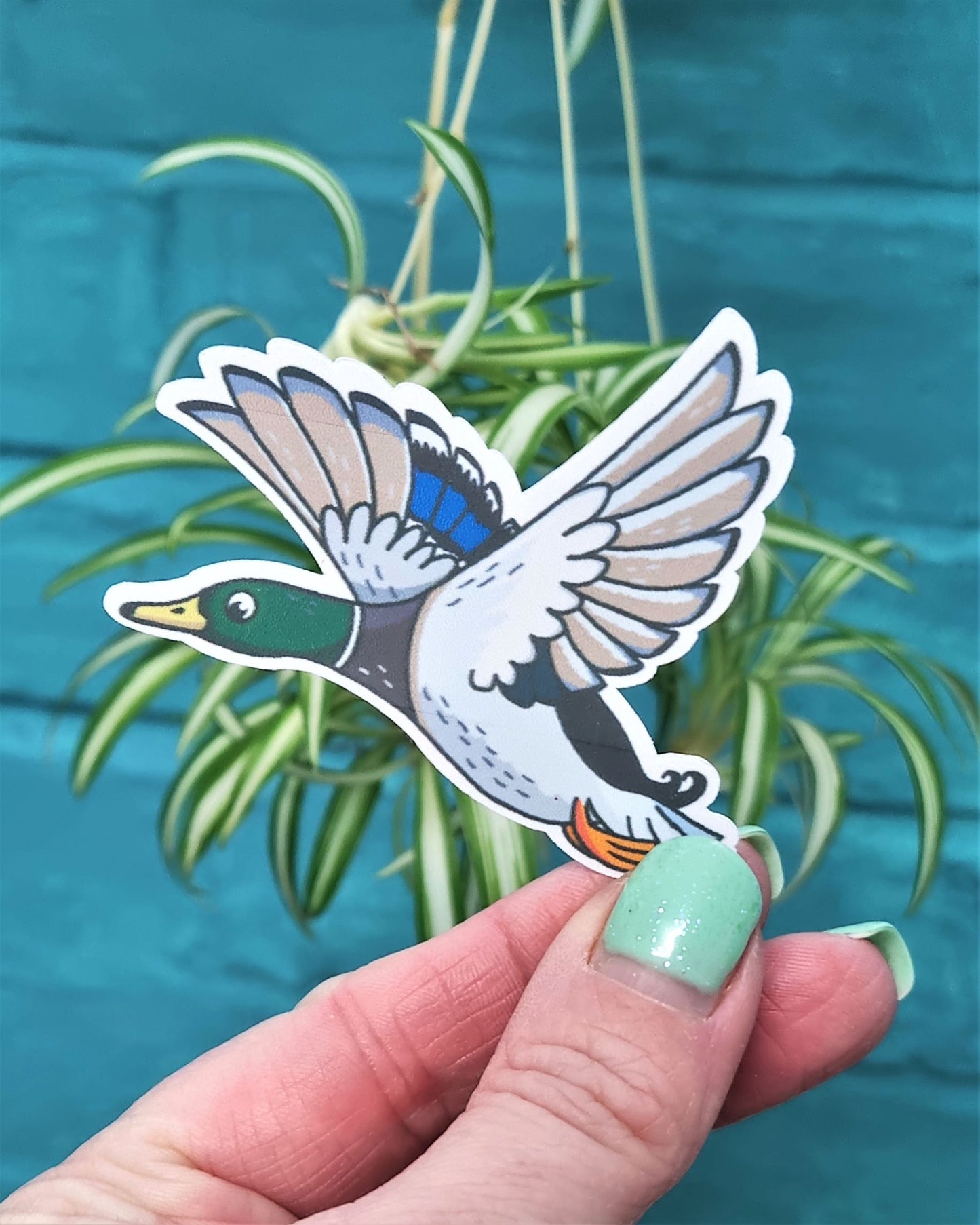 Flying Ducks Sticker